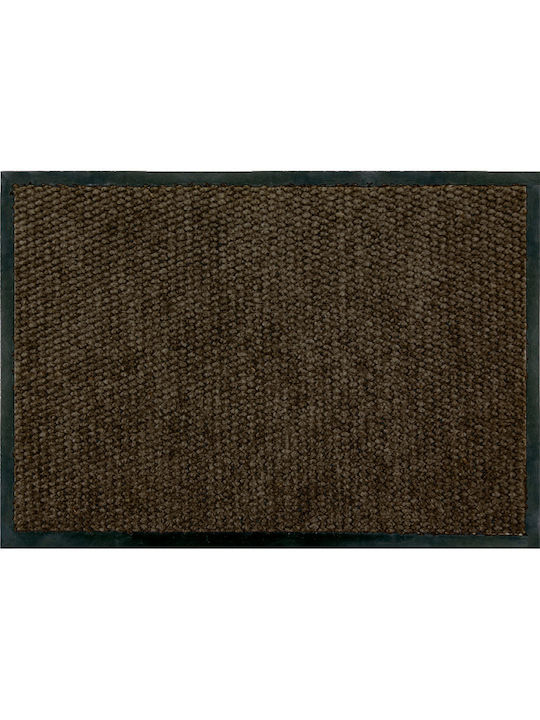 San Lorentzo Entrance Mat Carpet with Anti-slip Backing Tiffany Brown 45x75cm