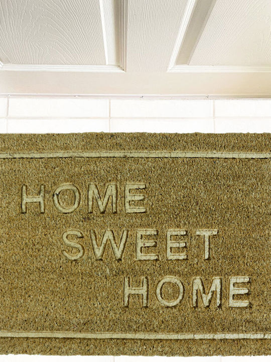 San Lorentzo Coconut Fiber with Non-Slip Underside Doormat Brown 40x60cm