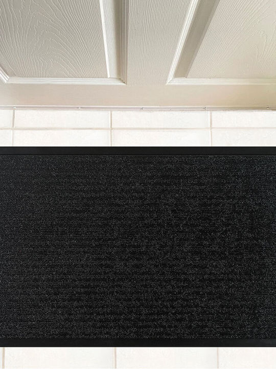 San Lorentzo Entrance Mat Straight-2 Black 40x60cm