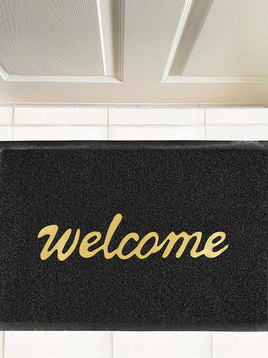 San Lorentzo Fußmatte Welcome Schwarz 60x90cm