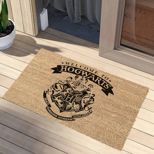 Pyramid International Covor de Intrare din Cocos cu Suport Antiderapant Harry Potter Hogwarts 60x40buc