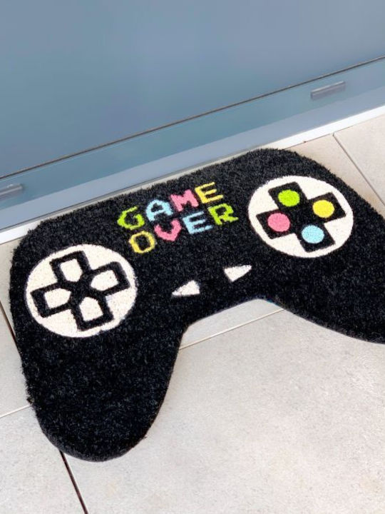 Out of the Blue Πατάκι Εισόδου Game Over Μαύρο 40x60εκ.