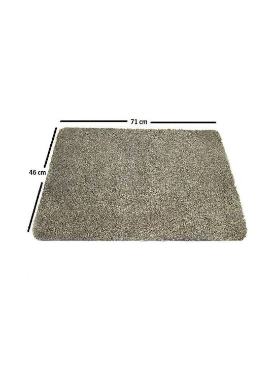 Factory Covor de Intrare Mochetă cu Suport Antiderapant Clean Step Mat Gri 41x76buc
