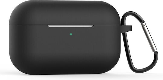 Husă cu cârlig în culoarea Negru pentru Apple AirPods Pro