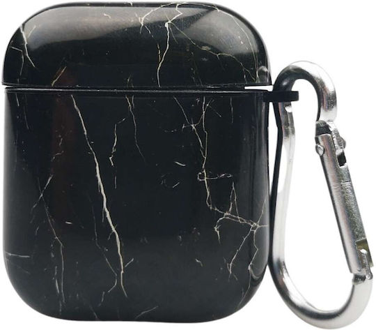 Suport cu cârlig în culoarea Negru pentru Apple AirPods 1 / AirPods 2