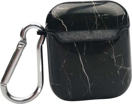 Suport cu cârlig în culoarea Negru pentru Apple AirPods 1 / AirPods 2