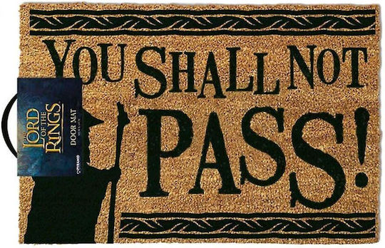 Sd Toys Fußmatte aus Kokosnussfasern You Shall Not Pass Beige 60x40cm
