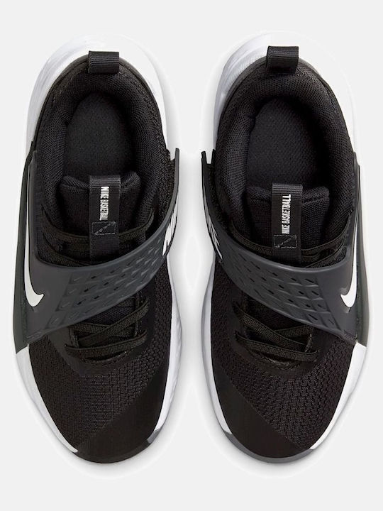 Court Team Hustle D 12 Kids Sports Shoes Basketball with Laces Black