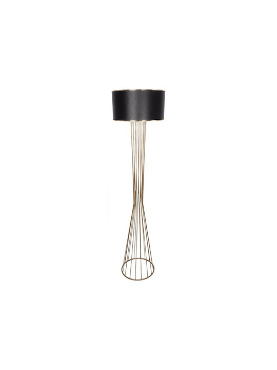 GloboStar Nova Floor Lamp H155xW38cm. with Socket for Bulb E27 Gold