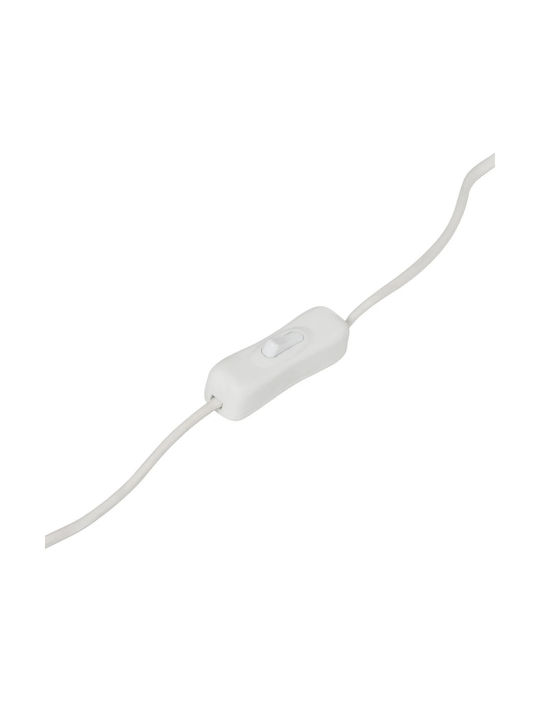 GloboStar Lumo Floor Lamp H155xW37cm. with Socket for Bulb E27 Beige