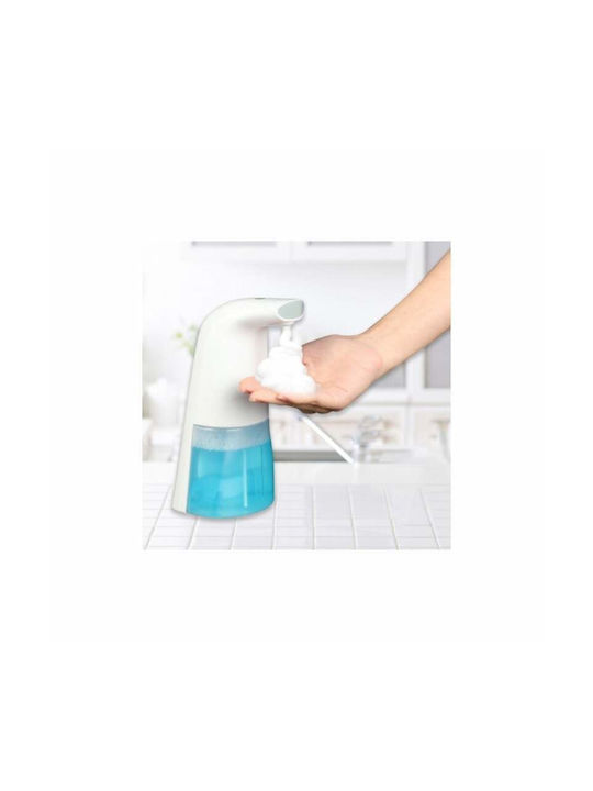 Dispenser Dozator Bucătărie Plastic cu Distribuitor Automat Alb 250ml
