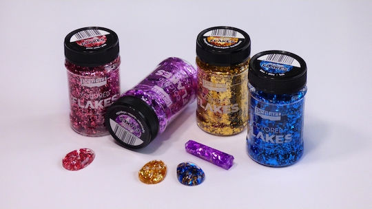 Foițe metalice colorate Pentart, 100ml, albastru
