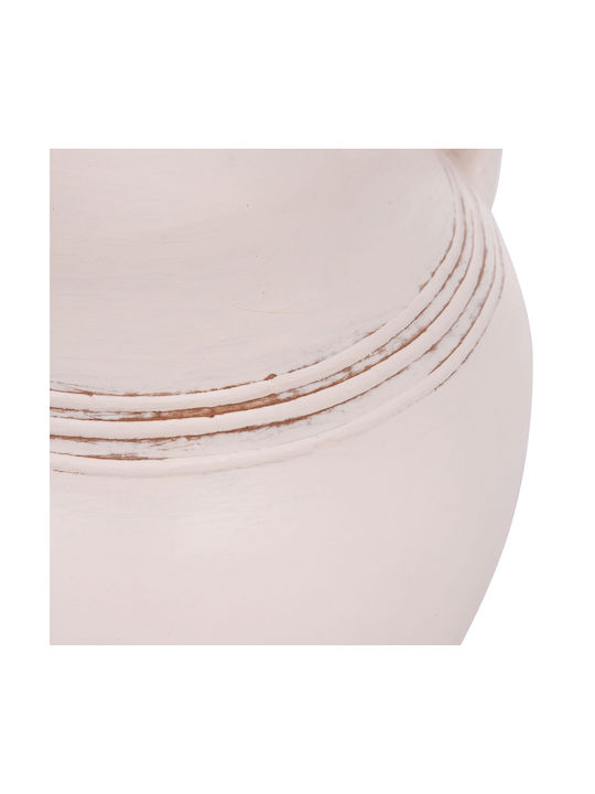 HomeMarkt Decorative Vase Feax White 35x35x58cm