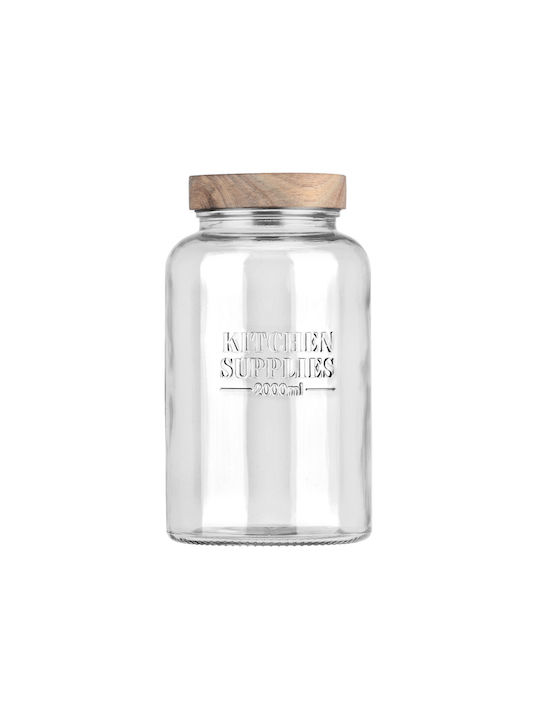 Estia ALLURE Vase General Use with Lid Glass Transparent 2000ml Estia ALLURE Vase General Use with Lid Glass Transparent 2000ml