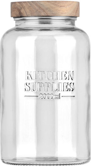 Estia ALLURE Vase Allgemeine Verwendung mit Deckel Glas Transparent 2000ml Estia ALLURE Vase Allgemeine Verwendung mit Deckel Glas Transparent 2000ml