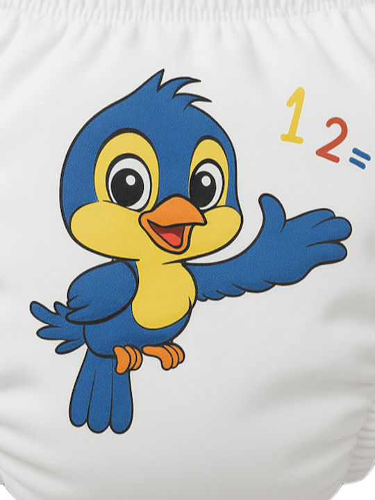 Poopes Παιδικό Βρακάκι White Blue