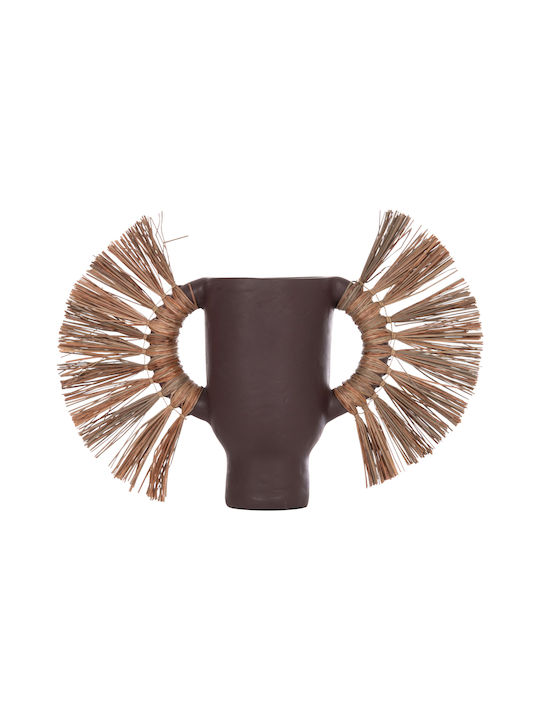 HomeMarkt Decorative Vase Alica Brown 55x19x34cm