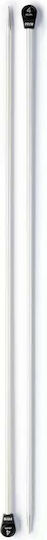 No. 4 Specially Processed Shiny Aluminum Knitting Needles, Fast Easy Knitting Prym 191611