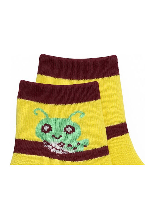 Beboulino Kids' Socks Frog Yellow