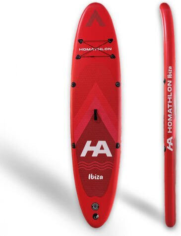 Homathlon Ibiza Inflatable SUP Board with Length 3.15m Red