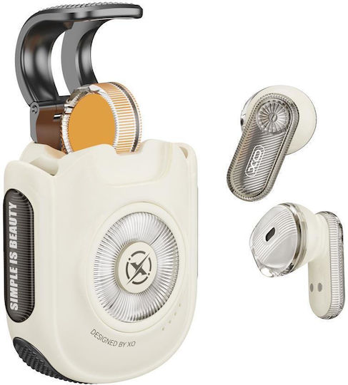 XO G39 Ohrstöpsel Bluetooth-Freisprecheinrichtung Kopfhörer mit Ladeetui Beige