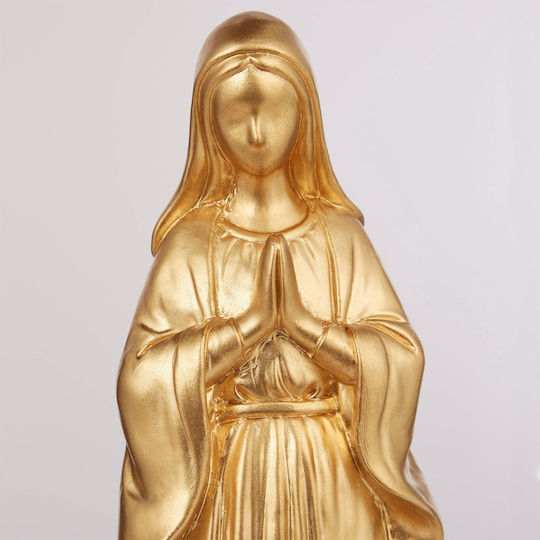 Madonă decorativă 30cm auriu Adâncime 8cm x Lățime 8cm x Înălțime 30cm