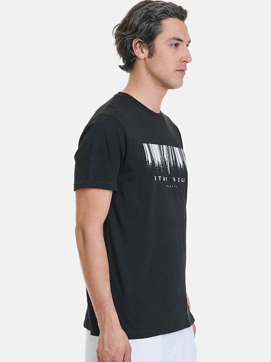 T-shirt Μαύρο
