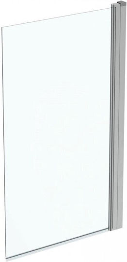 Ideal Standard Connect Σταθερό Πλαϊνό Μπανιέρας 80x140cm Clear Glass