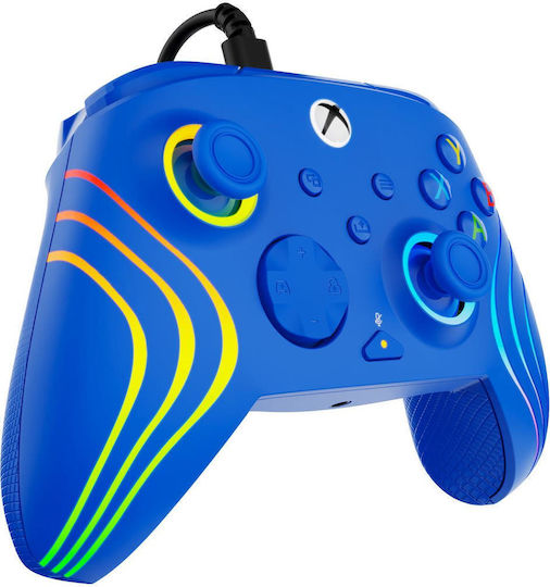 Turtle Beach Afterglow Wave Ενσύρματο Gamepad με Hall Effect Sticks για PC / Xbox Series Μπλε