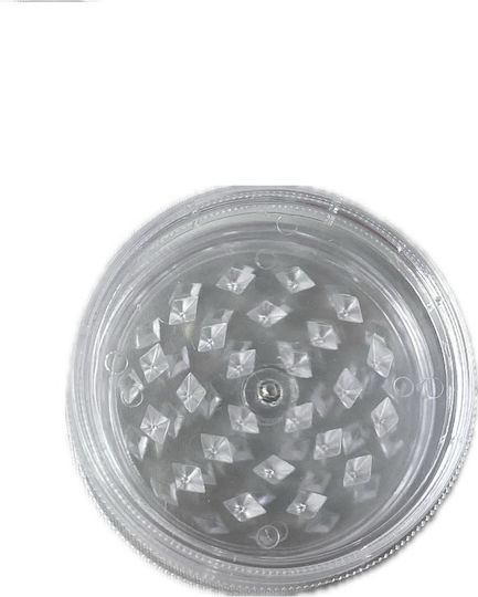 Grinder Kunststoff 60 x 25mm 2-teilig Transparent