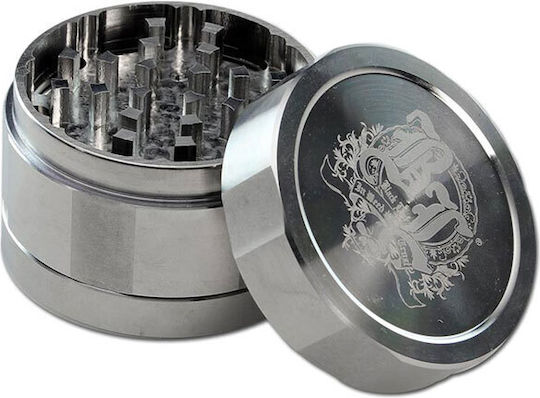 Black Leaf Grinder Τρίφτης Deluxe Ανοξείδωτο Χάλυβα 49mm-3 Parts