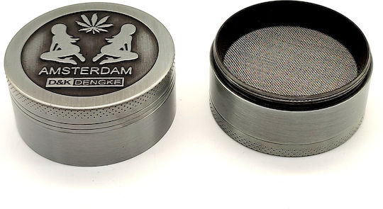 Grinder Metalic pentru Tutun, 4 Straturi, Sita pentru Fete, Gr24737