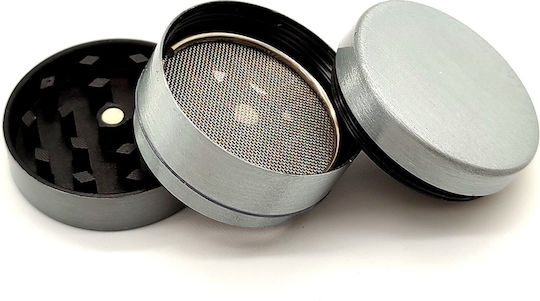 Grinder Μεταλλικος Τριφτης Καπνου 3 Επιπεδων Χχχ Σιτα Gr147