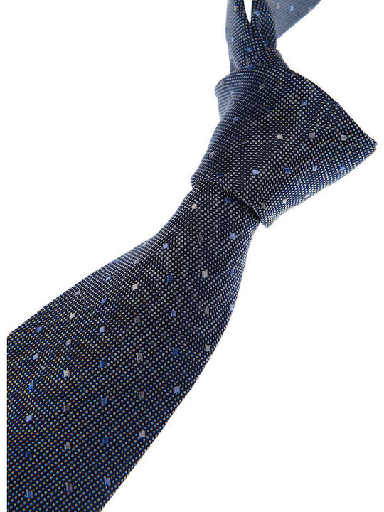 Manetti Men's Tie Silk Printed in Blue Color