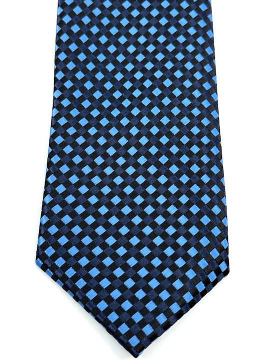 Legend Accessories Σετ Ανδρικής Γραβάτας με Σχέδια σε Μπλε Χρώμα
