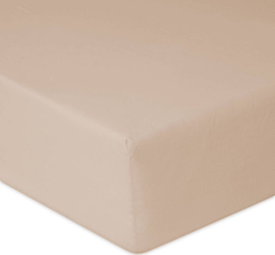Matex Sheet Double with Elastic 150x190cm. Dirty Pink