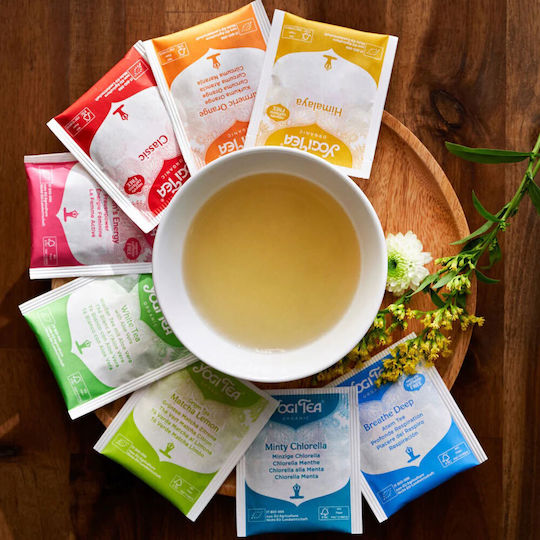Yogi Tea Μαύρο Τσάι Βιολογικό Προϊόν Throat Comfort 17 Φακελάκια 32.3gr