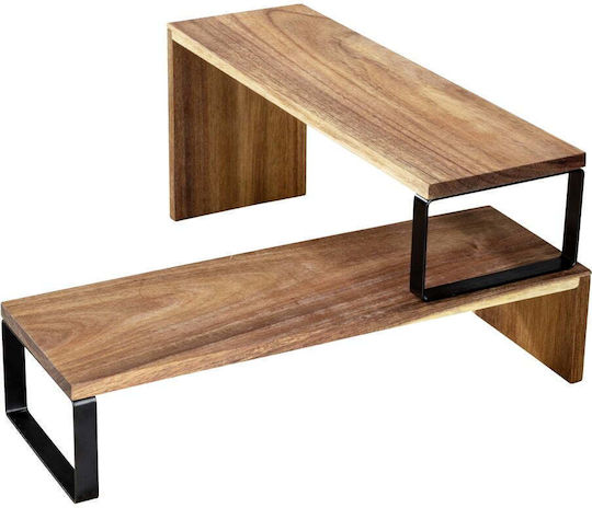Wenko Wooden Tabletop Base 36cm Brown