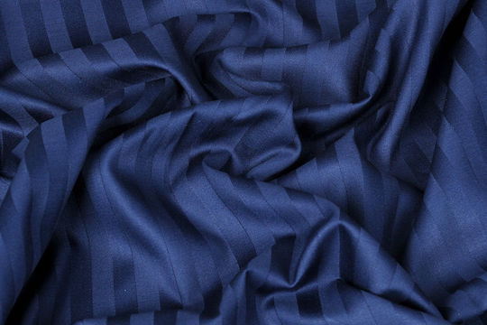 Matex Duvet Cover Set Cotton Queen with 2 Pillowcases 220x200 Blue