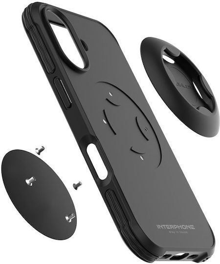Interphone Θήκη Κινητού Apple iPhone 16 Plus για Βάση Στήριξης Μοτοσυκλέτας
