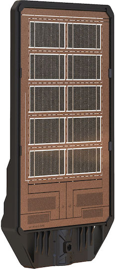 Eko Light Solarleuchte Ampel 50W 500lm mit Kaltweiß Licht 6500K IP44