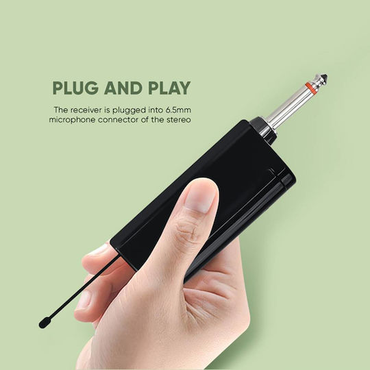 Sonic Gear WM 3000UL Ασύρματο Μικρόφωνο Χειρός για Φωνητικά σε Ασημί Χρώμα Palladium
