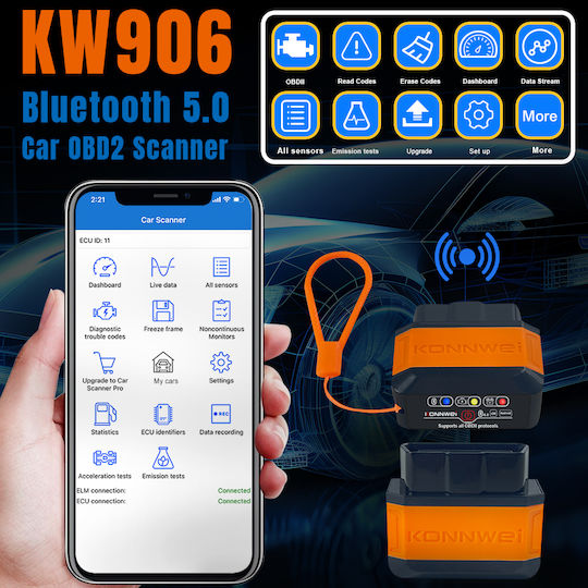 Konnwei Diagnostic Scanner Konnwei Kw906