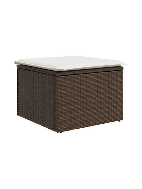 Zweisitziges Sofa Außenbereich Rattan mit Kissen 55x55x37cm
