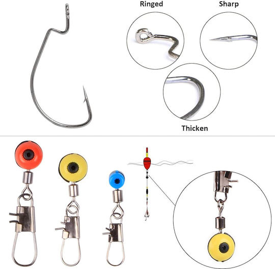 Vicloon High-quality Fishing Accessories Set Box 191pcs