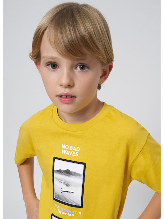 Kinder-Set mit Shorts Sommer 2Stück Yellow Waves