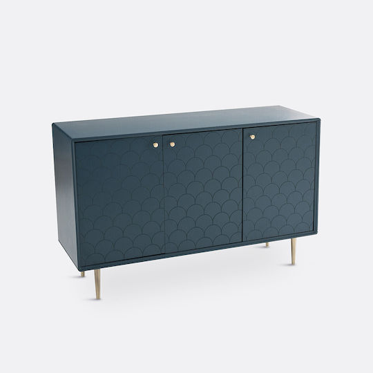 Μπουφές Ξύλινος Μπλε 125x42x78cm Μπουφές Ξύλινος Μπλε 125x42x78cm