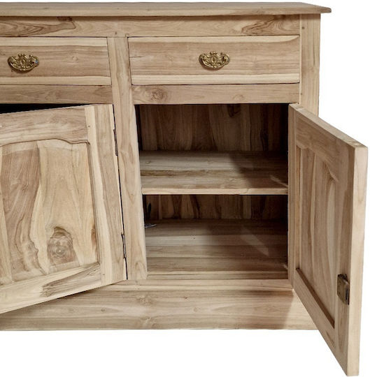 Μπουφές Munggur Ξύλινος Ανοιχτό Καφέ 150x45x90cm