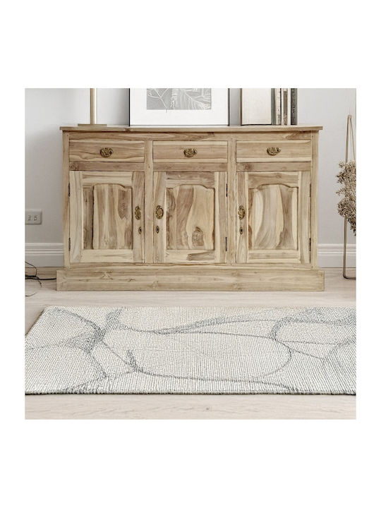 Μπουφές Munggur Ξύλινος Ανοιχτό Καφέ 150x45x90cm