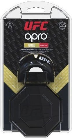 Opro UFC Gold Black Gold Protective Mouth Guard